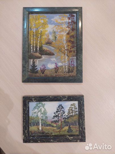 Картины из натурального камня