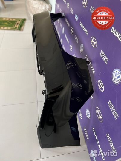 Бампер Задний Toyota Camry V70 (2018) черный (218)