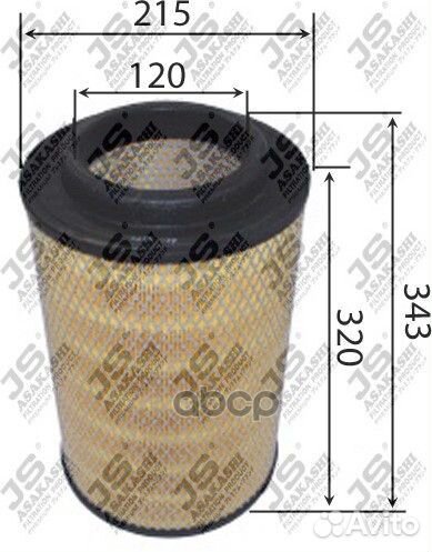 Фильтр воздушный A622J JS Asakashi