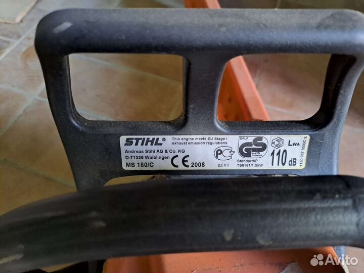 Бензопила stihl ms 180 бу