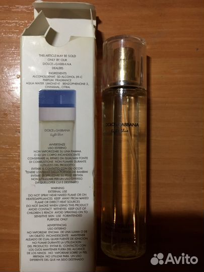 Dolce Gabanna Light Blue Natural Spray