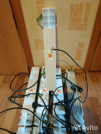 Фитосветильник 50 ватт, на секции радиатора