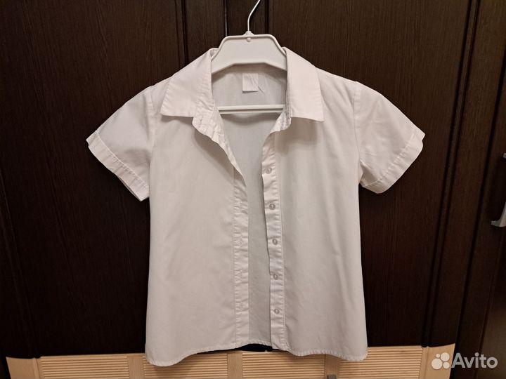 Рубашка школьная 134