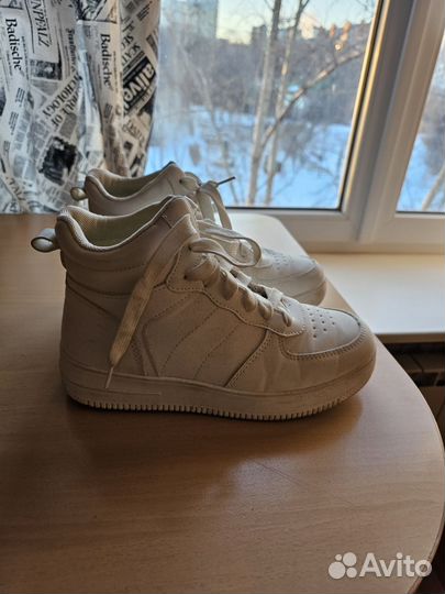 Кросовки белые для девочки 37 размер