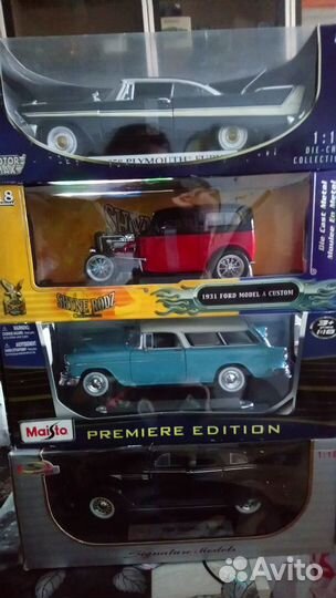 Американские модели автомобилей 1 18