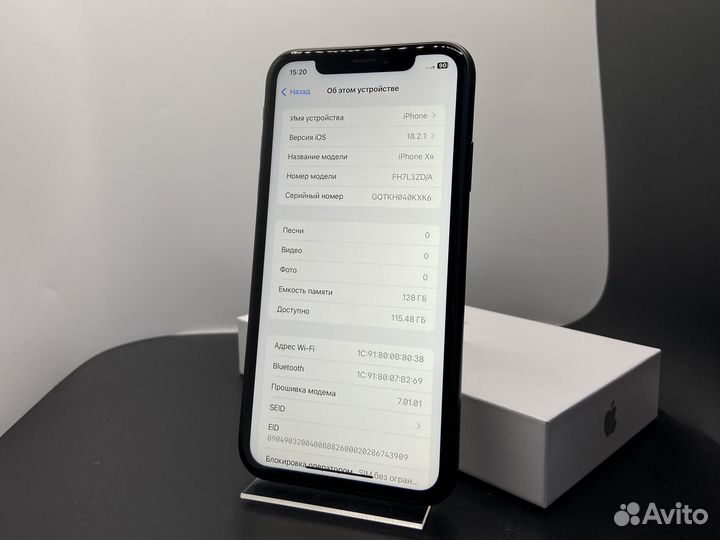 iPhone XR 128GB Black RFB sim+esim Б.У