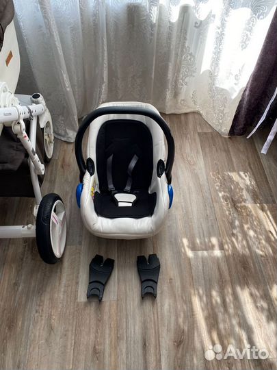 Коляска adamex 3 в 1 бу