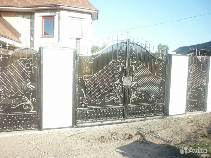 Ворота кованые