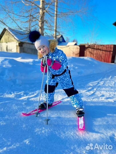 Зимний комбинезон для девочки 122