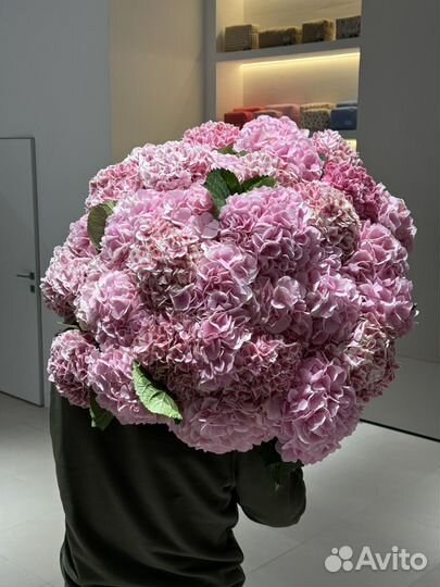 Букет из гортензий