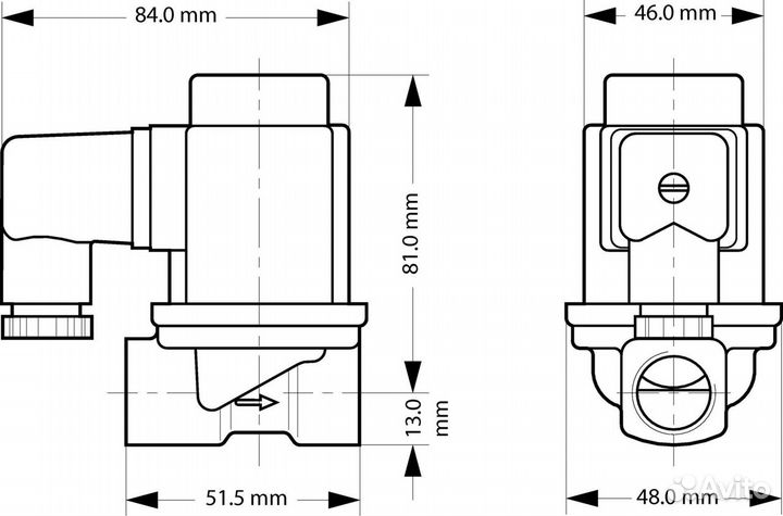 Danfoss 032U538002 - EV251B Клапан электромагнитны