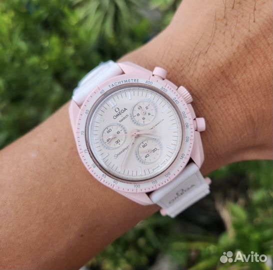 Часы керамические Omega&Swatch коллаборация