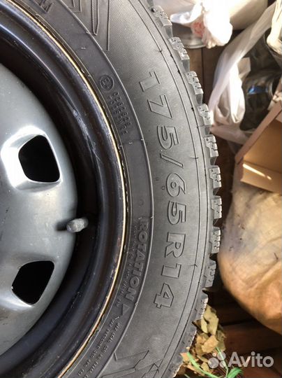 Резина на дисках r14