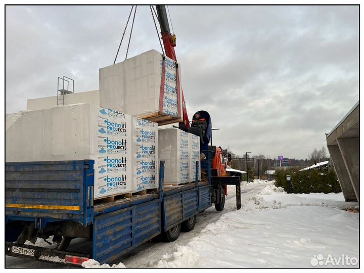 Блоки из газобетона с доставкой