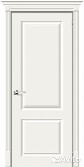 Межкомнатная дверь Bravo 013-0304 Скинни-12 Whitey