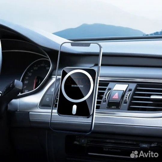 Беспроводная зарядка iPhone держатель магнитный