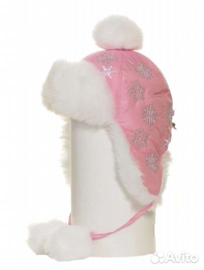 Шапка шлем для девочки, размер 50-52