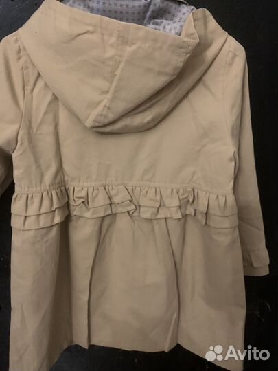 Плащ тренч для девочки 128, куртка для девочки