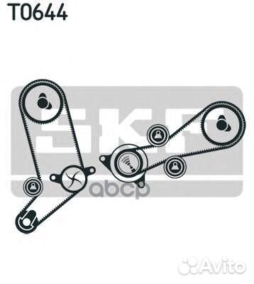 Комплект ремня грм vkma 01270 Skf