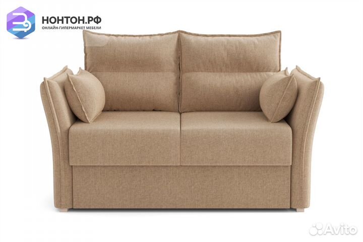 Диван 2-х местный Бруклин темно-бежевый