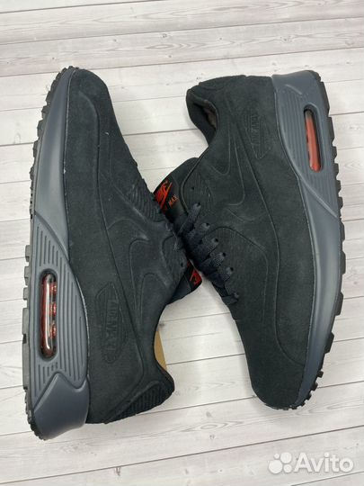 Кроссовки nike air max 90 VT замшевые зимние