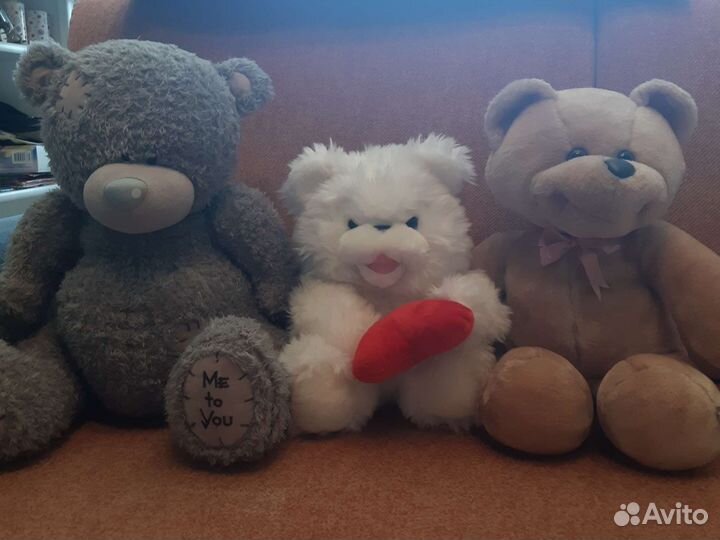 Коллекция мягких медведей
