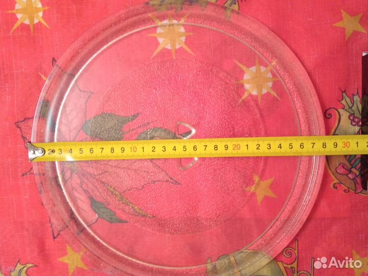 Тарелка стеклянная для микроволновки