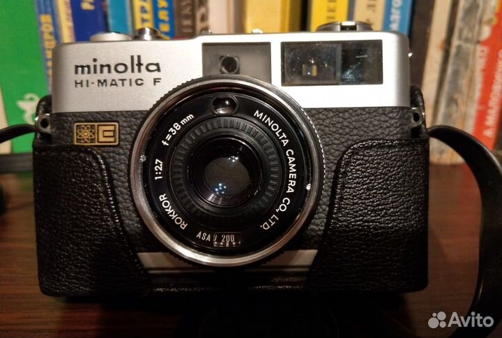 Minolta HI-matic F, сумочка Сontx, hexar