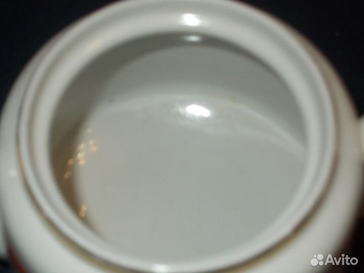 Чайник заварочный сказочный,Теремок, СССР позолота