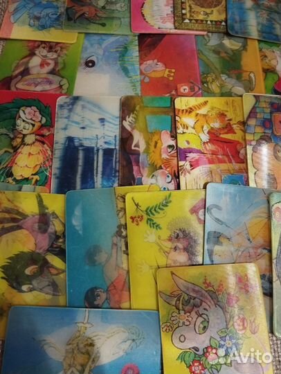 Переливные календарики СССР