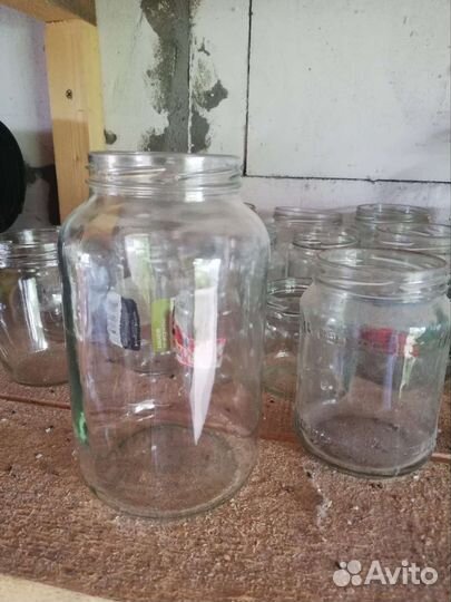 Банки стеклянные 3л, 0.7л, 0,5л