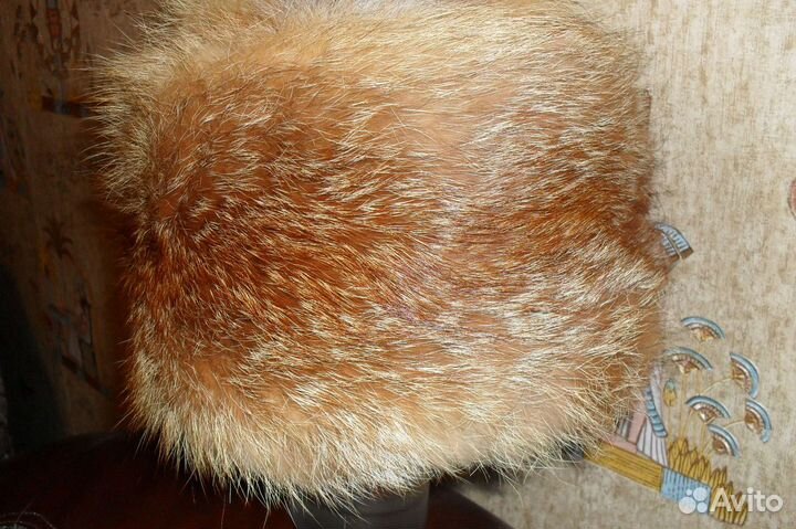 Шапка из меха лисы