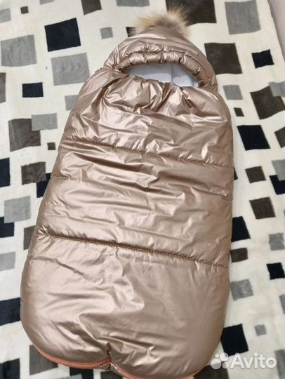 Зимний конверт в коляску