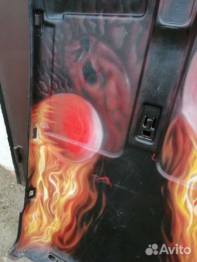 Потолок с аэрографией на ваз 2109