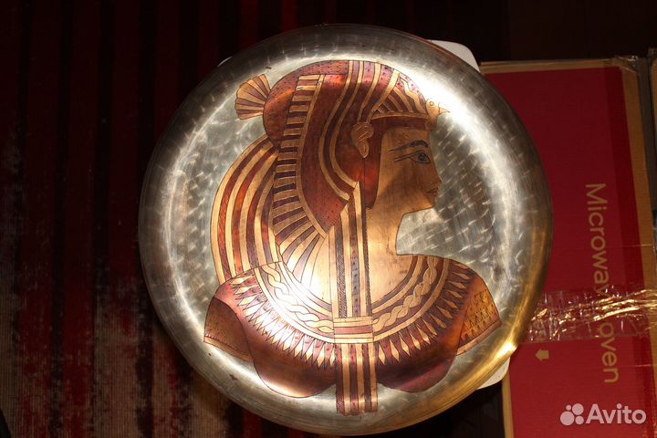 Настенная тарелка. Египет. Латунь