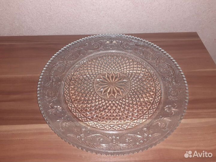 Хрустальное блюдо большое