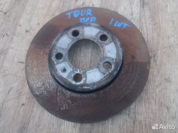 Диск тормозной передний Skoda Octavia Tour 2009