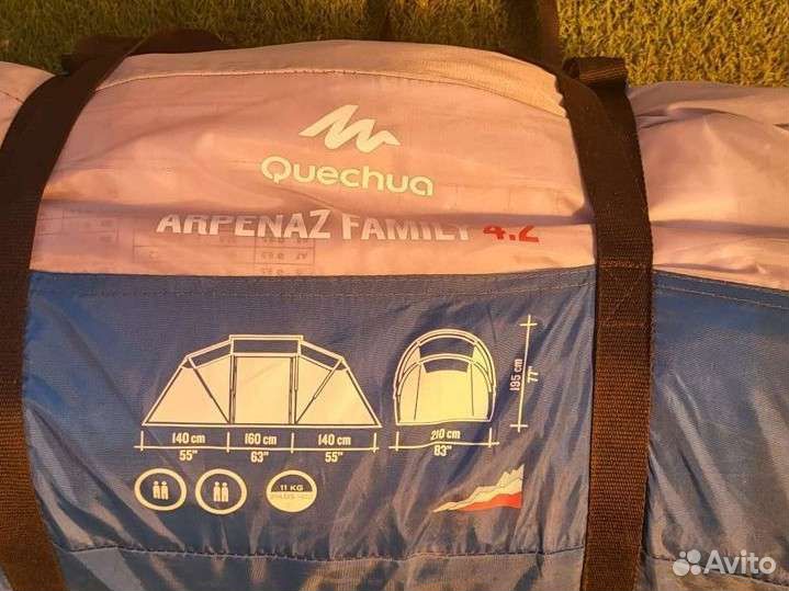 Палатка quechua arpenaz 4.2