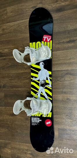 Сноуборд Capita Stairmaster 152 + крепы Ride EX XL