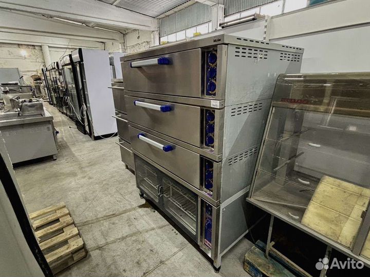 Шкаф пекарский Abat эш-3К с Шкаф расстоечный Abat шрт 4-эш