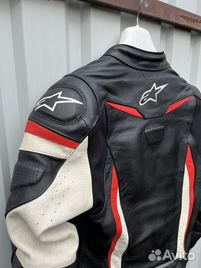 Кожаная мотокуртка Alpinestars
