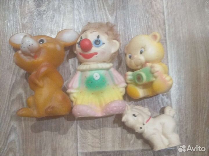 Резиновые игрушки СССР