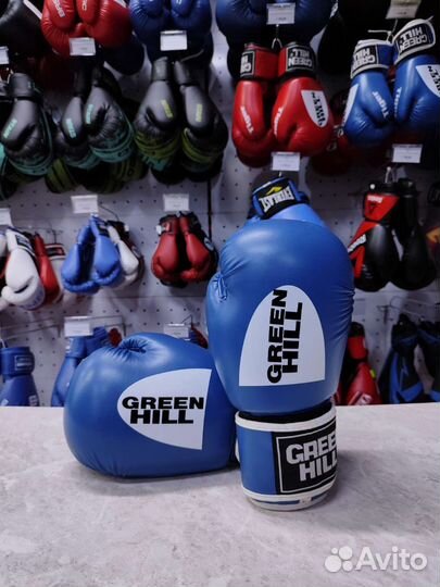 Боксерские перчатки Green Hill (8/10/12 OZ)