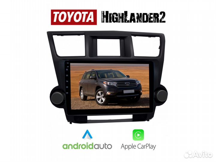 Topway Toyota Highlander 2 LTE CarPlay 4/32gb