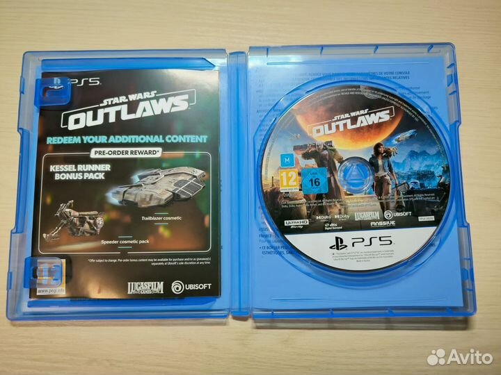 Star wars outlaws ps5 диск
