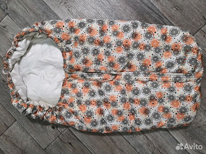 Конверт пуховый для коляски (санок)