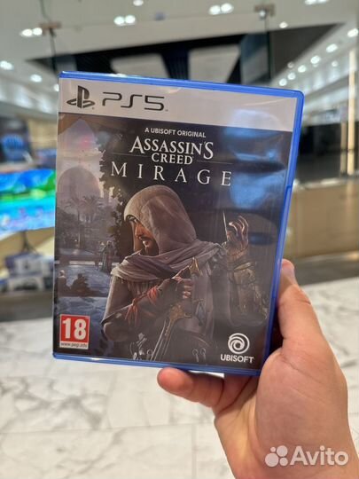 Диск на ps4/ps5Assasins creed mirage ps5, valhalla