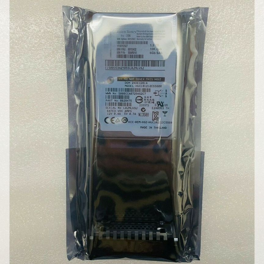 [00Y2432] Жесткий Диск Ibm 1.2tb 6g Sas 10k Sff 00y2432