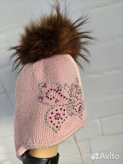 Варежки Chobi Италия + Шапочка и шарф шерсть р.50