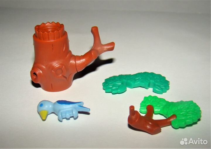 Детали киндер - дерево, ежики в домиках, др